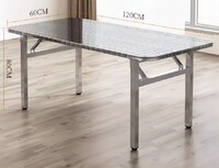 24*48 inches restaurant Folding Stainless steel Table SFT-2448