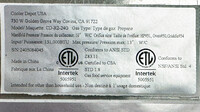 36 ins 2b24g NSF oven ranges CD-R2-24G
