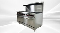NSF Commercial 10 Burner Double Oven Gas Range CD-R10