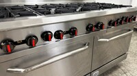 NSF Commercial 10 Burner Double Oven Gas Range CD-R10