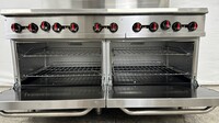 NSF Commercial 10 Burner Double Oven Gas Range CD-R10