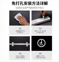 60CM Strong magnetic stainless steel kitchen knife holder MKH-60