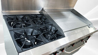 Commercial Propane and nature gas oven range NSF CD-R4-36G