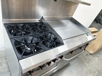 Commercial Propane and nature gas oven range NSF CD-R4-36G