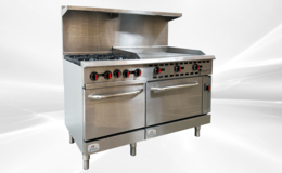 Commercial Multipurpose Propane gas oven range NSF CD-R4-36G