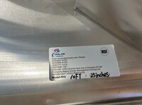 10 ft NSF Restaurant Hood And Exhaust Fan 18 HBS