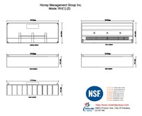 10 ft NSF Restaurant Hood And Exhaust Fan 18 HBS