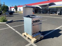 NSF 2 Burner 12 inches Charbroiler Range Oven TC-R24-12CB