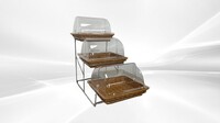 Bread buffet 3 Tier Display Basket Set DBS3