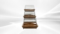 Bread buffet 3 Tier Display Basket Set DBS3