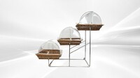 Bread buffet 3 Tier Display Basket Set DBS3