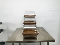 Bread buffet 3 Tier Display Basket Set DBS3