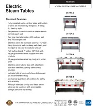 ETL 5 plate warmer steam and dry table 220v NH-5-220