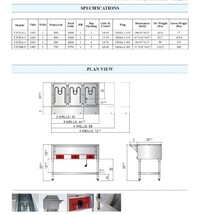 ETL 5 plate warmer steam and dry table 220v NH-5-220