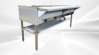 ETL 5 plate warmer steam and dry table 220v NH-5-220