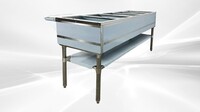 ETL 5 plate warmer steam and dry table 220v NH-5-220