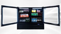 Clearance NSF Two Glass Door upright refrigerator GC320