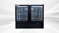 Clearance NSF Two Glass Door upright refrigerator GC320
