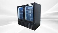 Clearance NSF Two Glass Door upright refrigerator GC320