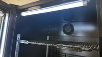 Clearance NSF Two Glass Door upright refrigerator GC320