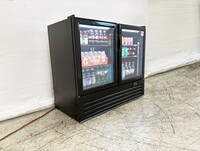 Clearance NSF Two Glass Door upright refrigerator GC320