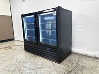 Clearance NSF Two Glass Door upright refrigerator GC320