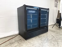 Clearance NSF Two Glass Door upright refrigerator GC320