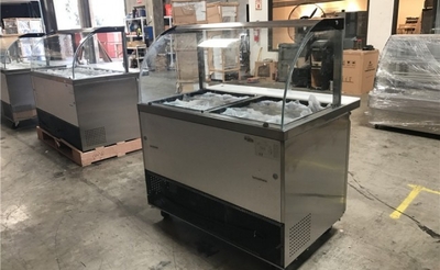 NSF 48 ins Cold table buffet hot pot display Refrigerator SCL48