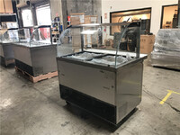 NSF 48 ins Cold table buffet hot pot display Refrigerator SCL48