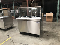 NSF 48 ins Cold table buffet hot pot display Refrigerator SCL48