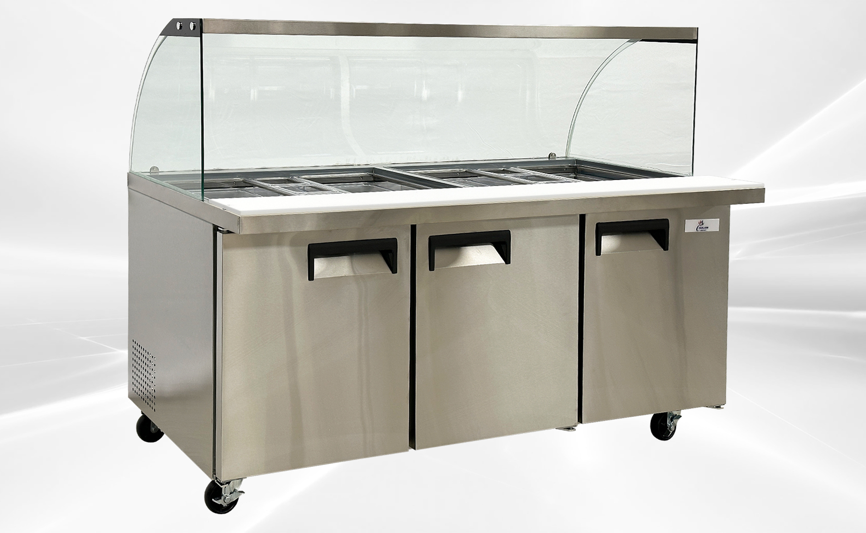 NSF 72 ins Salad Bar Refrigerated Buffet  Cold table SCL72