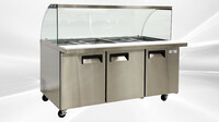 NSF 72 ins Salad Bar Refrigerated Buffet Cold table SCL72