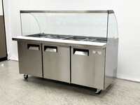 NSF 72 ins Salad Bar Refrigerated Buffet Cold table SCL72