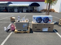 NSF walk in cooler condensing Refrigeration System 1HP made USA