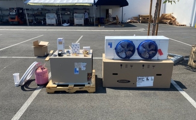 NSF walk in cooler condensing Refrigeration System 1HP made USA