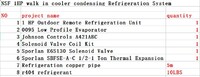 NSF walk in cooler condensing Refrigeration System 1HP made USA