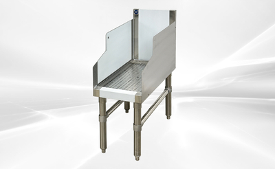 29x 12 ins Bar Stainless Steel Recessed Bar Drainboard CS-W-12