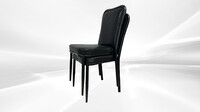 Stackable Chair Upholstered Metal Legs SCU-1