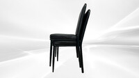 Stackable Chair Upholstered Metal Legs SCU-1