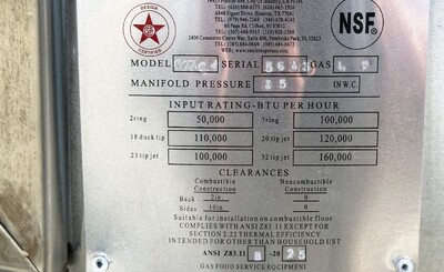 NSF 48 ins Mongolian BBQ Flat Top Barbeque Range MB48