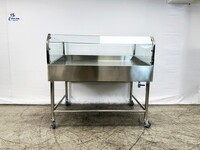 60 Seafood Display Table Ice Bin Cold Insulated Fish Meat ICT60