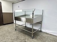 60 Seafood Display Table Ice Bin Cold Insulated Fish Meat ICT60