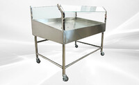 60 Seafood Display Table Ice Bin Cold Insulated Fish Meat ICT60