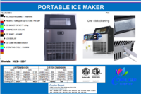 NSF 264 lb restaurant ice maker machine HZB-120F