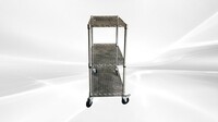 NSF 3 Tiers Wire Heavy Duty Utility Cart CJ-A1700C-SP