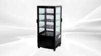NSF Drink Merchandiser desktop refrigerator display CL-78R Black