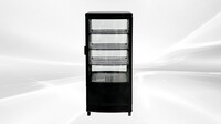 NSF Drink Merchandiser desktop refrigerator display CL-78R Black