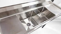 72 ins two compartment sink NSF HN-C2T181812-18LR