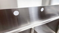 72 ins two compartment sink NSF HN-C2T181812-18LR