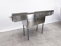 72 ins two compartment sink NSF HN-C2T181812-18LR